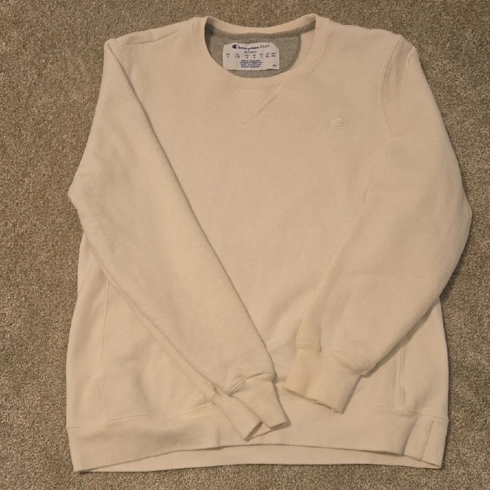 Champion Womens White Sweater Size Large - Picture 1 of 4